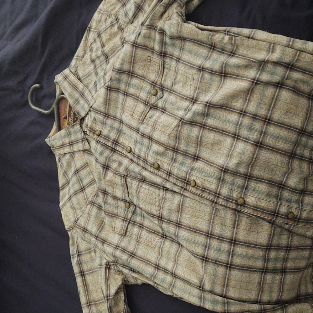 Wrangler, Retro, Medium, Beige & Turquoise